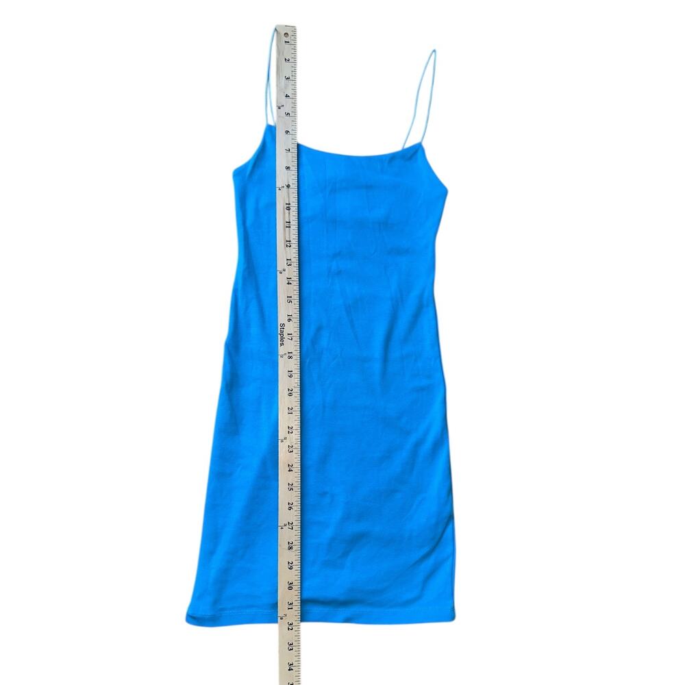 Zara medium mini bodycon dress medium sleeveless vibrant cobalt electric blue - Picture 4 of 9